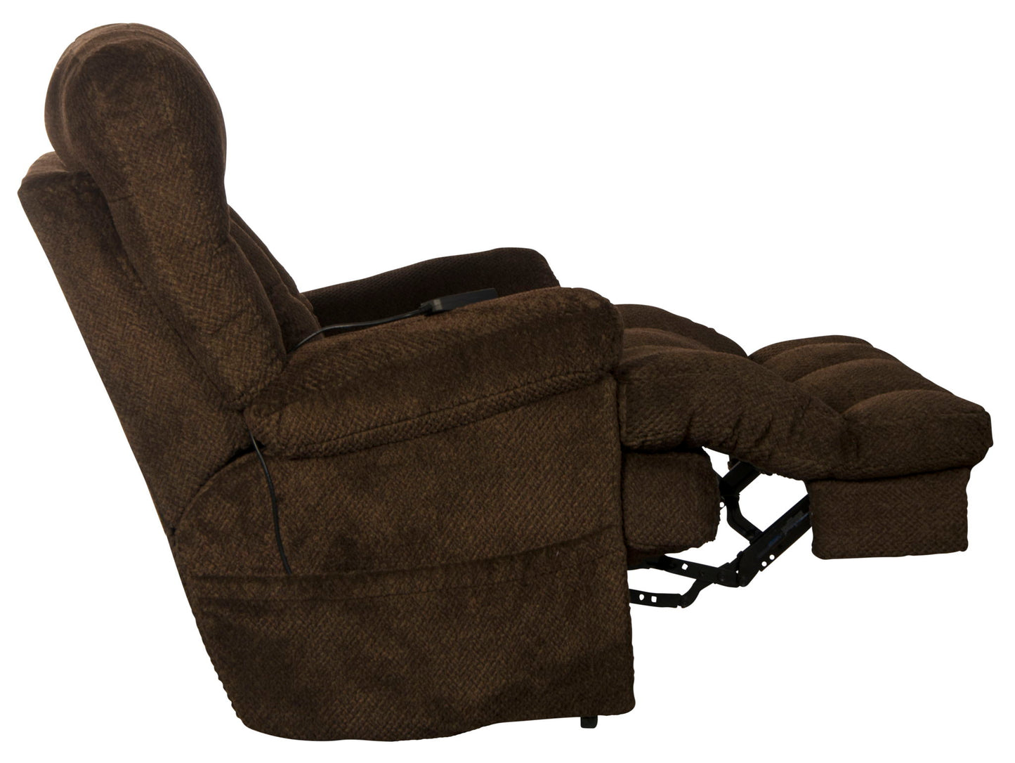 Sterling - Power Headrest/Lumbar Power Lay Flat Recliner With Heat & Massage
