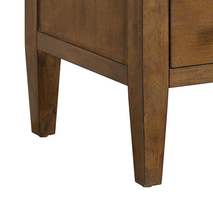 Portico - File Cabinet - Brown Oak