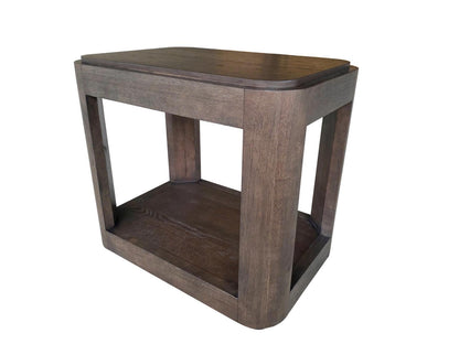 Lancia - Chairside Table - Charred Oak
