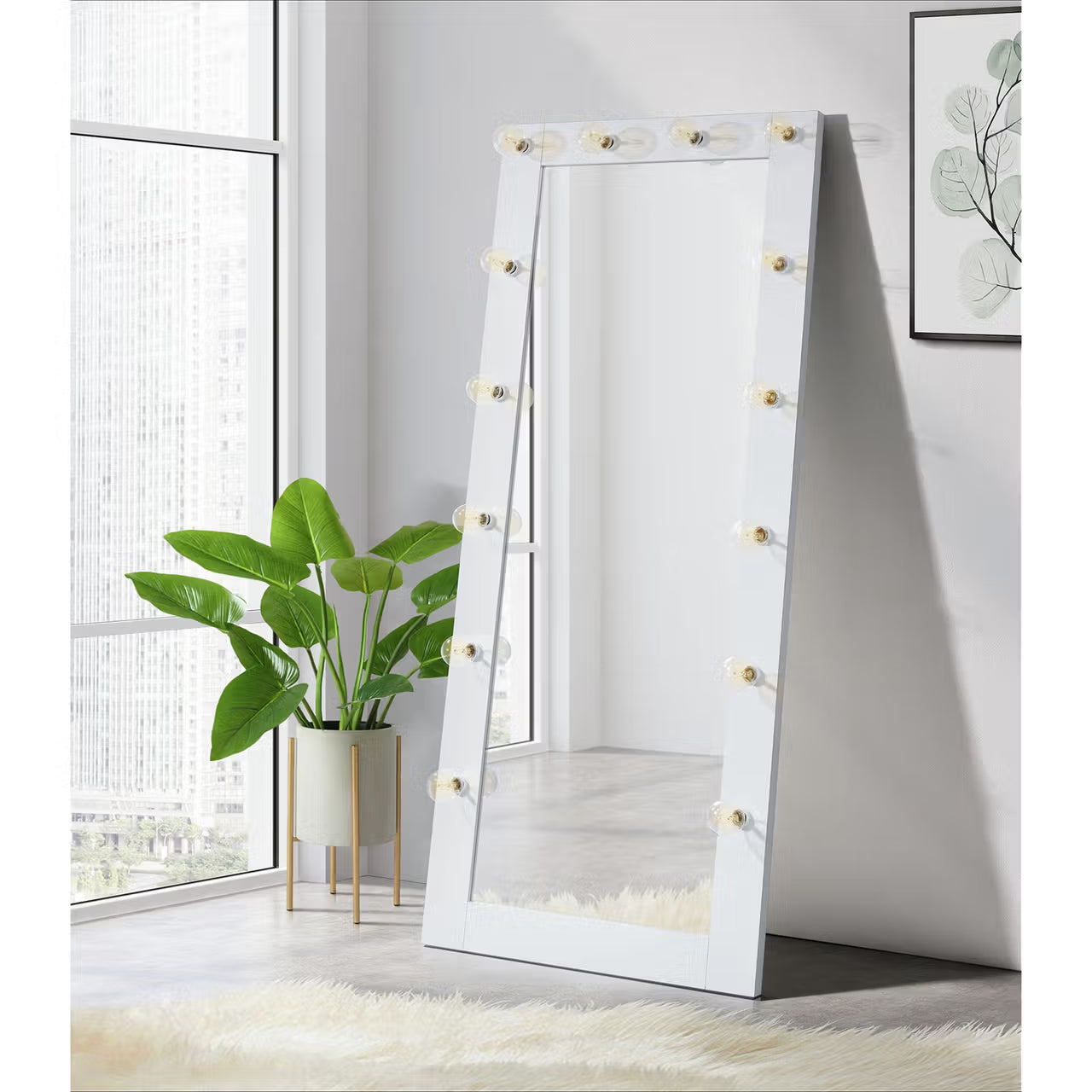 Lindy Lighted Floor Mirror
