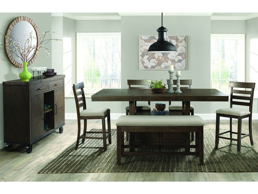 Briggs Table with 4 Chairs and Bench