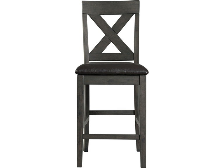 Legond Counter High Table with 6 Chairs Grey