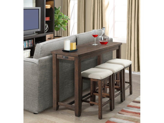 Ruby Sofa Bar with 3 Stools